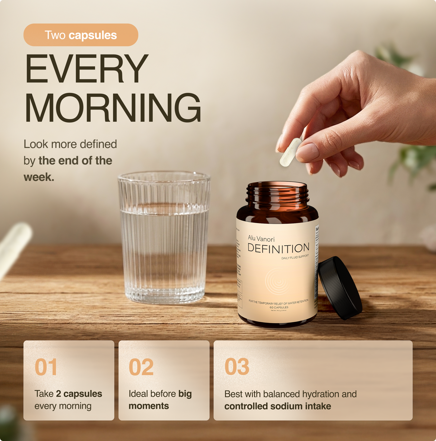 Definition: Daily Facial Fluid Support Supplement